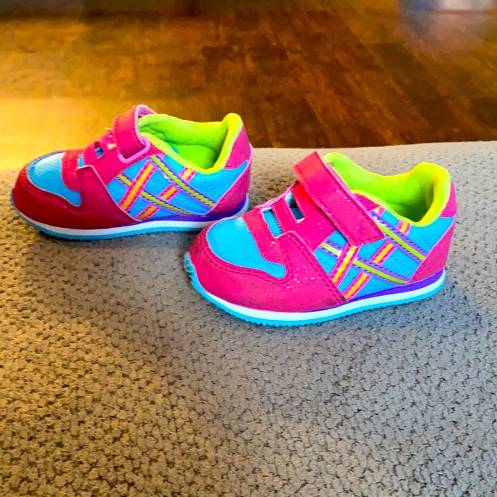 Size 4c neon sneakers